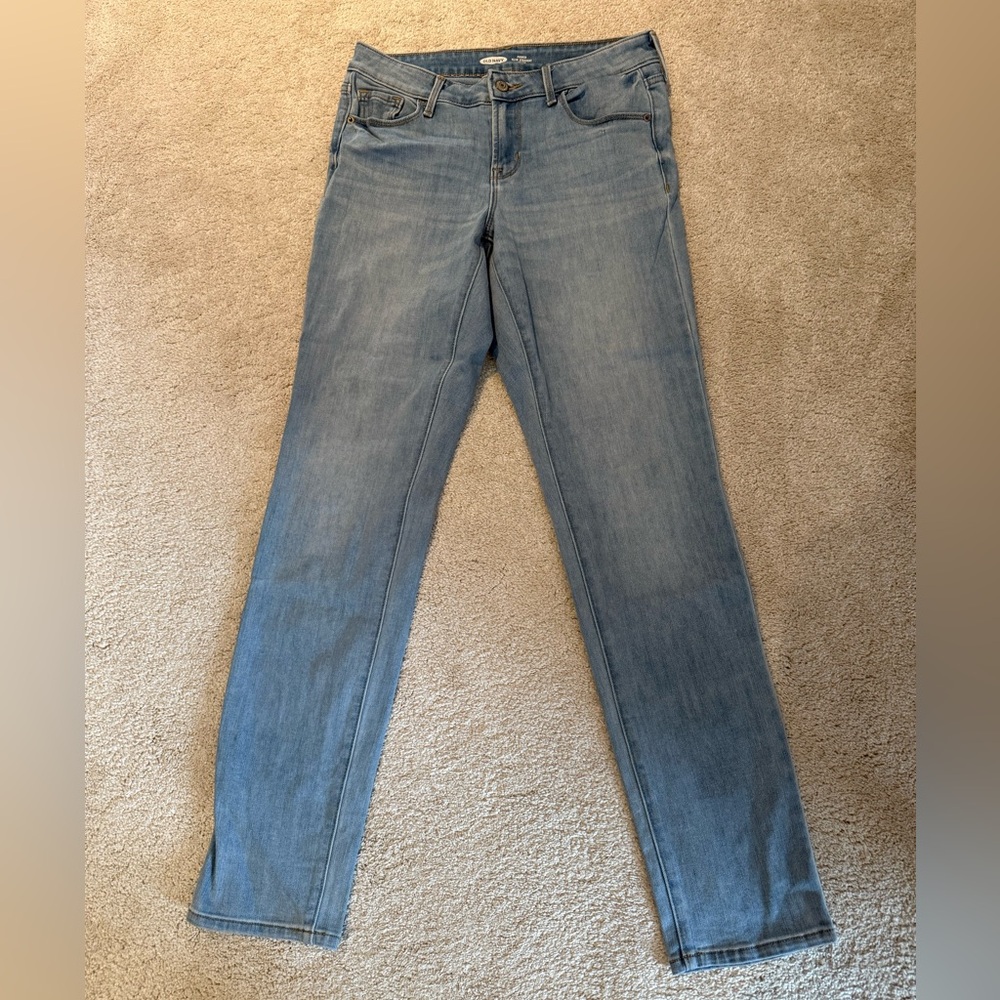 Old Navy Light Blue Women's Straight-Leg Jeans